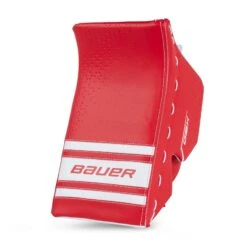Bauer GSX Intermediate Goalie Blocker S20 -Warrior Shop bauer blockers bauer gsx intermediate goalie blocker red regular 28741215354946