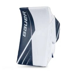 Bauer Supreme UltraSonic Senior Goalie Blocker -Warrior Shop bauer blockers bauer supreme ultrasonic senior goalie blocker white blue regular 28741216895042