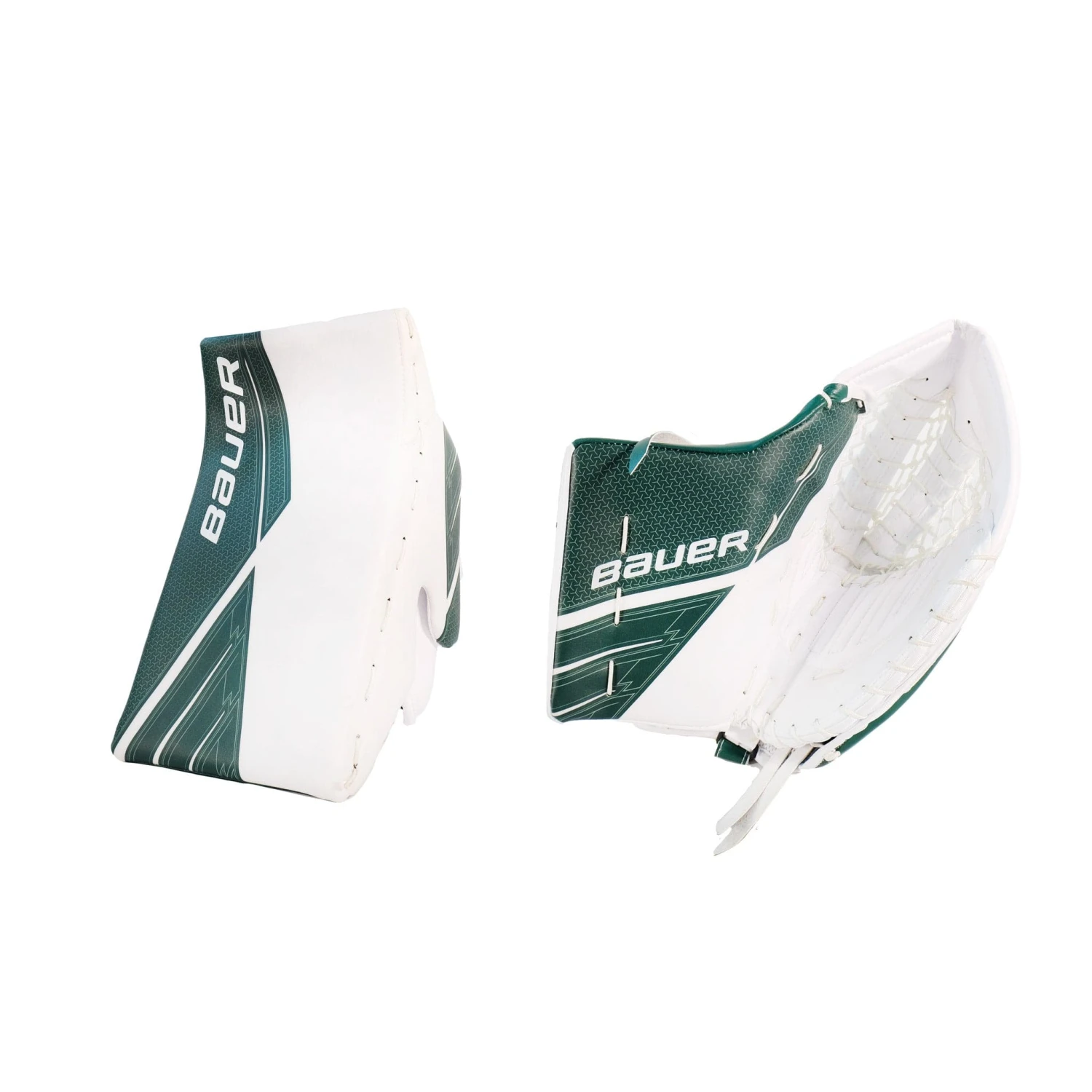 Bauer Vapor NHL Custom Senior Goalie Catcher & Blocker Set - Pro Stock - Andrew Hammond 1 Bauer Vapor NHL Custom Senior Goalie Catcher & Blocker Set - Pro Stock - Andrew Hammond