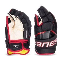 Bauer Supreme Matrix Senior Hockey Gloves -Warrior Shop bauer gloves bauer supreme matrix senior hockey gloves black red 15 30597290754114