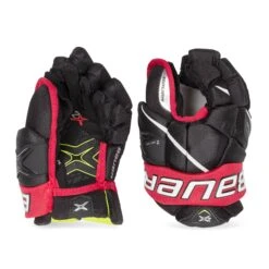 Bauer Vapor 2X Junior Hockey Gloves -Warrior Shop bauer gloves bauer vapor 2x junior hockey gloves black red 10 28743795245122