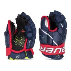 Bauer Vapor 2X Junior Hockey Gloves -Warrior Shop bauer gloves bauer vapor 2x junior hockey gloves navy red white 10 28743795343426