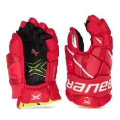 Bauer Vapor 2X Junior Hockey Gloves -Warrior Shop bauer gloves bauer vapor 2x junior hockey gloves red 10 28743795376194