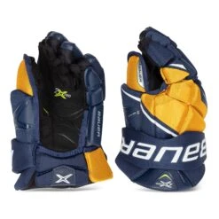 Bauer Vapor 2X Pro Senior Hockey Gloves 33 Bauer Vapor 2X Pro Senior Hockey Gloves -Warrior Shop bauer gloves bauer vapor 2x pro senior hockey gloves navy gold 13 28743796555842