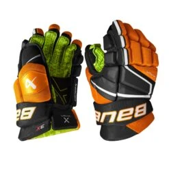 Bauer Vapor 3X Junior Hockey Gloves -Warrior Shop bauer gloves bauer vapor 3x junior hockey gloves black orange 10 29359206629442