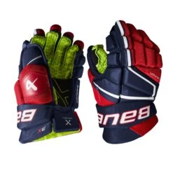 Bauer Vapor 3X Junior Hockey Gloves -Warrior Shop bauer gloves bauer vapor 3x junior hockey gloves navy red white 10 29160852586562