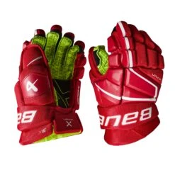 Bauer Vapor 3X Junior Hockey Gloves -Warrior Shop bauer gloves bauer vapor 3x junior hockey gloves red 10 29160852684866