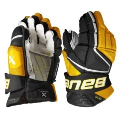 Bauer Vapor Hyperlite Senior Hockey Gloves -Warrior Shop bauer gloves bauer vapor hyperlite senior hockey gloves black gold 14 29160527953986
