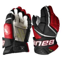 Bauer Vapor Hyperlite Senior Hockey Gloves -Warrior Shop bauer gloves bauer vapor hyperlite senior hockey gloves black red 14 29160528117826