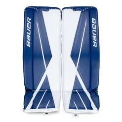 Bauer Supreme 3S Intermediate Goalie Leg Pads -Warrior Shop bauer leg pads bauer supreme 3s intermediate goalie leg pads white blue l 32 28744279556162