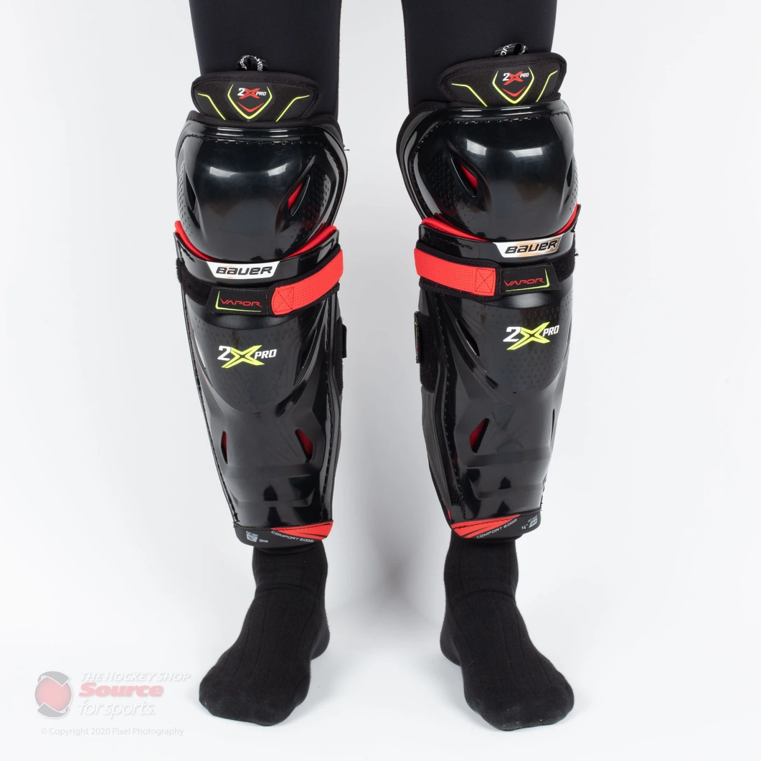 Bauer Vapor 2X Pro Senior Hockey Shin Guards 2 Bauer Vapor 2X Pro Senior Hockey Shin Guards - Image 2