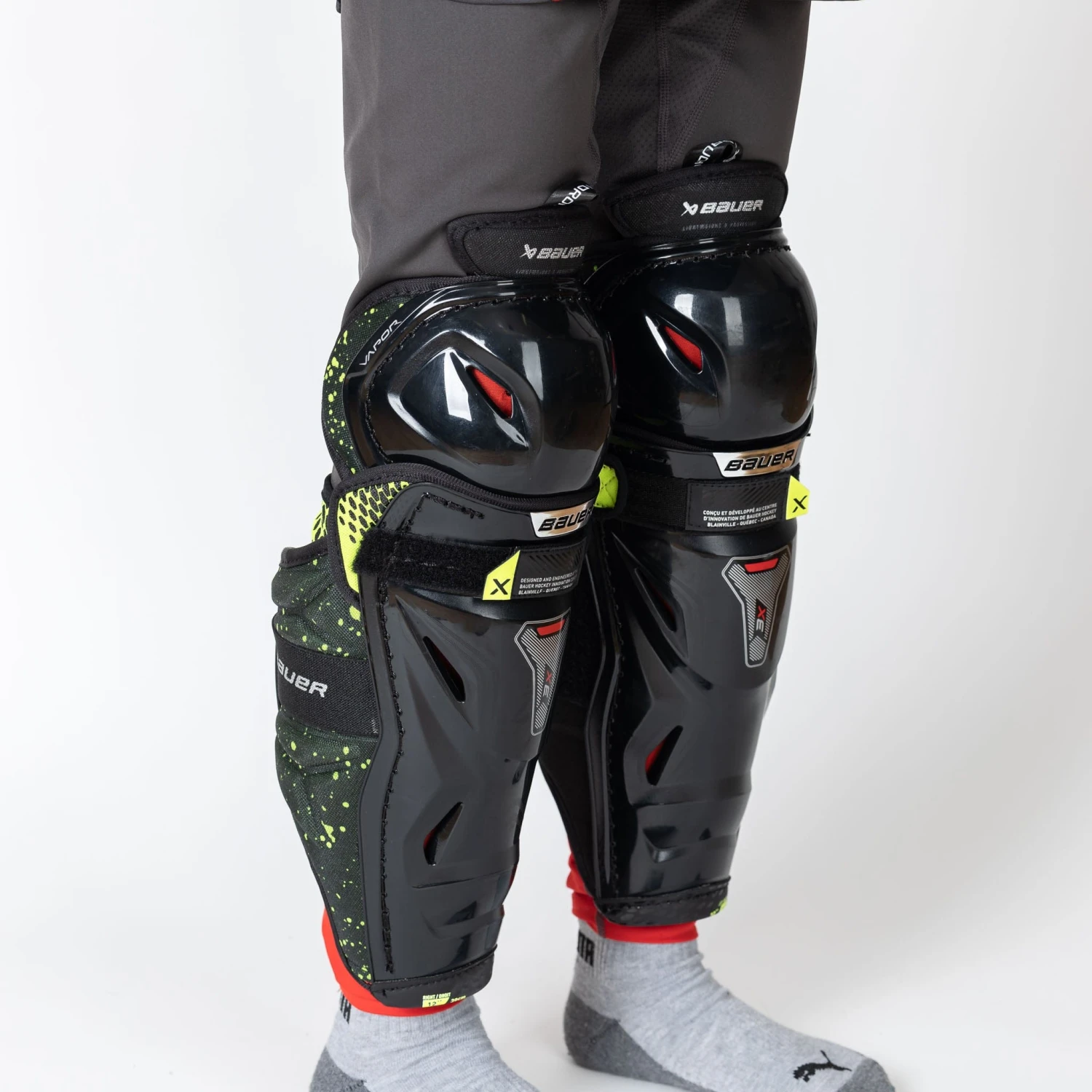 Bauer Vapor 3X Junior Hockey Shin Guards 3 Bauer Vapor 3X Junior Hockey Shin Guards - Image 3