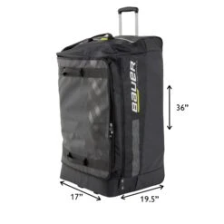 Bauer Elite Senior Wheel Hockey Bag -Warrior Shop bauer wheeled hockey bags bauer elite senior wheel hockey bag black sr 28989036691522