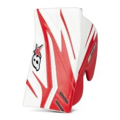 Brian's OPTiK 2 Pro Senior Goalie Blocker -Warrior Shop brian s blockers brian s optik 2 pro senior goalie blocker white red regular 28741221056578