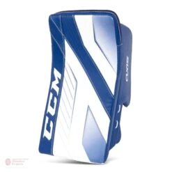 CCM Axis Senior Goalie Blocker -Warrior Shop ccm blockers ccm axis senior goalie blocker white blue regular 28741225054274