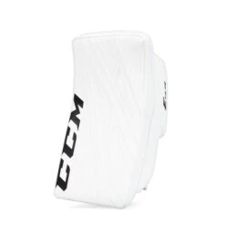 CCM Extreme Flex E4.9 Intermediate Goalie Blocker - Source Exclusive -Warrior Shop ccm blockers ccm extreme flex e4 9 intermediate goalie blocker source exclusive white full right 28741227577410