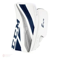 CCM Extreme Flex E4.9 Senior Goalie Blocker -Warrior Shop ccm blockers ccm extreme flex e4 9 senior goalie blocker white white navy silver regular 28741228200002