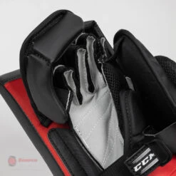 CCM Extreme Flex E5.5 Junior Goalie Blocker - Source Exclusive -Warrior Shop ccm blockers ccm extreme flex e5 5 junior goalie blocker source exclusive 28238264860738