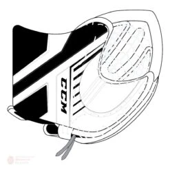 CCM Axis A1.5 Junior Goalie Catcher -Warrior Shop ccm catchers ccm axis a1 5 junior goalie catcher white white black black regular 28743511801922