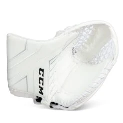 CCM Axis Senior Goalie Catcher - 580 Break Angle -Warrior Shop ccm catchers ccm axis senior goalie catcher 580 break angle white regular 28743622066242