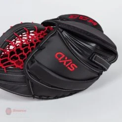 CCM Axis Senior Goalie Catcher - 600 Break Angle -Warrior Shop ccm catchers ccm axis senior goalie catcher 600 break angle black red black regular 14364028665922