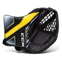 CCM Axis Senior Goalie Catcher -Warrior Shop ccm catchers ccm axis senior goalie catcher black yellow regular 28743581433922