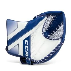 CCM Axis Senior Goalie Catcher -Warrior Shop ccm catchers ccm axis senior goalie catcher white blue regular 28743618461762