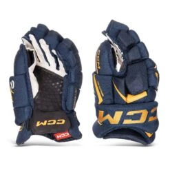 CCM Jetspeed FT6 Senior Hockey Gloves 22 CCM Jetspeed FT6 Senior Hockey Gloves -Warrior Shop ccm gloves ccm jetspeed ft6 senior hockey gloves navy gold 13 30608280518722