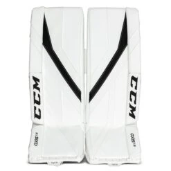 CCM Axis A1.5 Junior Goalie Leg Pads - Source Exclusive 31 CCM Axis A1.5 Junior Goalie Leg Pads - Source Exclusive -Warrior Shop ccm leg pads ccm axis a1 5 junior goalie leg pads source exclusive white white black black 26 1 30347148656706
