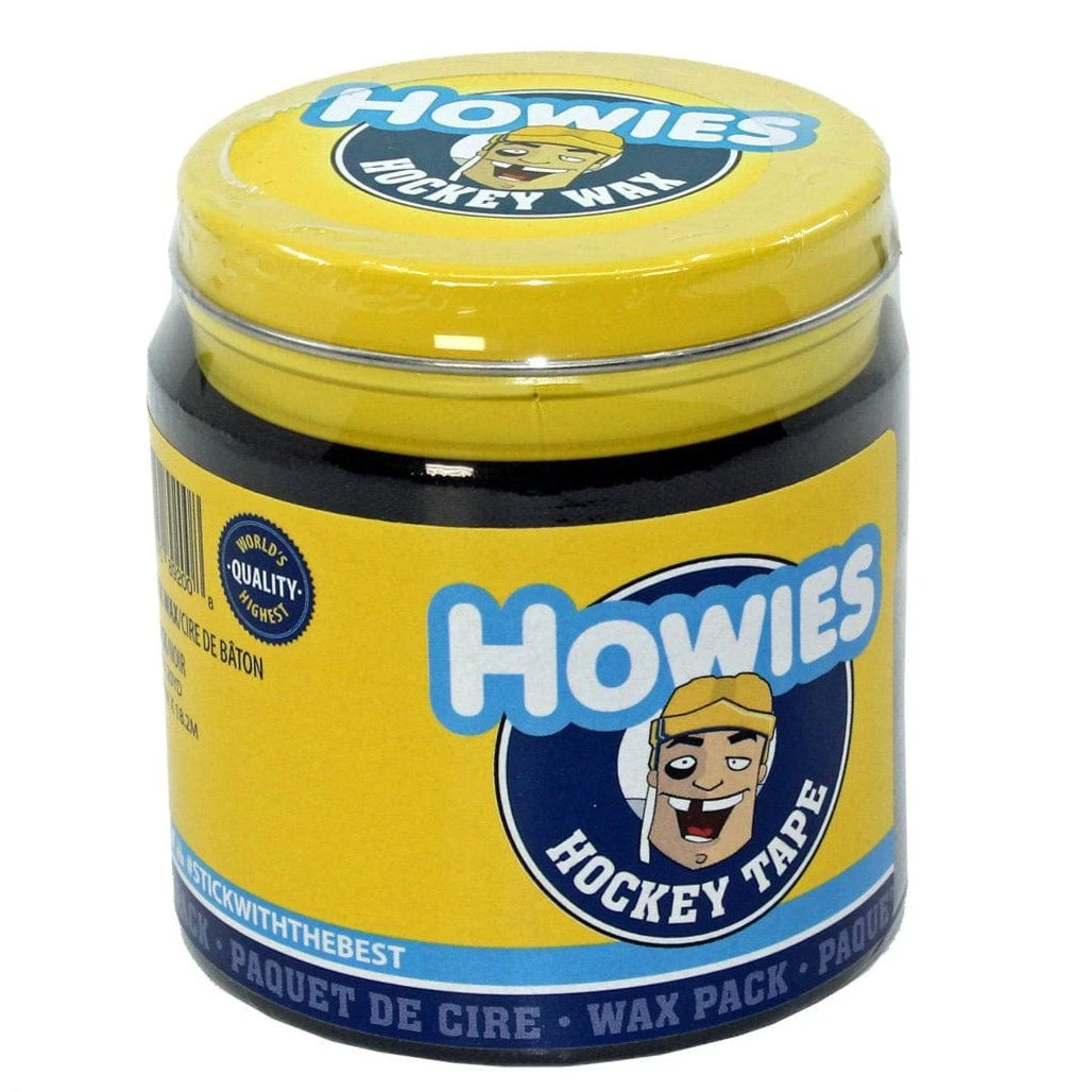 Howies Hockey Tape & Wax Mix Pack - 1 Wax, 3 Black Stick Tape 1 Howies Hockey Tape & Wax Mix Pack - 1 Wax, 3 Black Stick Tape