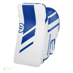 Warrior Ritual GT2 Junior Goalie Blocker -Warrior Shop warrior blockers warrior ritual gt2 junior goalie blocker white blue regular 30370394570818