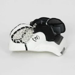 Warrior Ritual G3 Intermediate Goalie Catcher - Demo -Warrior Shop warrior catchers demo warrior ritual g3 intermediate goalie catcher demo white full right 15202530656322