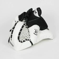 Warrior Ritual G3 Intermediate Goalie Catcher - Demo -Warrior Shop warrior catchers demo warrior ritual g3 intermediate goalie catcher demo white full right 15202530689090