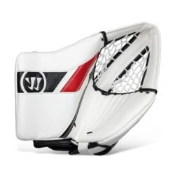 Warrior Ritual G5 Intermediate Goalie Catcher -Warrior Shop warrior catchers warrior ritual g5 intermediate goalie catcher white black red regular 28743621115970